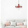 thumbnail image 4 of Rococo 4 light Red Pendant - V7804D15RD/RC, 4 of 8
