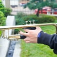 thumbnail image 1 of RENACLIPY Trumpet Brass Wrap Protector Wrap Black Pu Material 1Pack For Performance And Practice 11.8X5.1X0.4In, 1 of 8