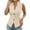 Beige, variant on Women's V Neck Button Down Vest, Sleeveless Cardigan Shirt, Casual Layering Piece, Summer Sleeveless Top, Open Front Vest, Lightweight Spring Vest, Chic Waistcoat Beige L