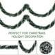 thumbnail image 5 of Christmas Garland Xmas Rattan Metallic Twists Garland Glitter Christmas Tree Hanging Wreath Decor For Staircase Railing Banister Indoor Outdoor Ornament, 5 of 6