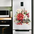 thumbnail image 3 of Toilet Stickers Bathroom Decals Removable PVC Floral Pattern Wall Decor 30x30cm Peel and Stick (Style E), 3 of 8