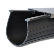 Garage Door Bottom Seal T-End Vinyl Black 9'
