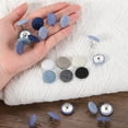 thumbnail image 5 of Uxcell 24 Pack Upholstery Tacks Twist Pin, 20mm Bed Skirt Pins Fabric Covered Button Twist Pins for Slipcovers Bed Skirts Armchair Caddies Furniture Cover, Light Brown, 5 of 7