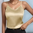 thumbnail image 4 of DYTTDG Women's Fashion Solid Color Camisole V-Neck Sleeveless T-Shirt Casual Basic Sleeveless Tops Tank Tops for Women under 10, 4 of 9