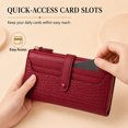 thumbnail image 4 of Beltzy Wallet For Women PU Leather Womens Wallet Bifold Card Holder with ID Window Gifts for Ladies, 4 of 8