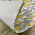 thumbnail image 4 of Ambesonne Vintage Place Mats Set of 4, Home Style Zig Zag, Standard Size, Grey Yellow, 4 of 5