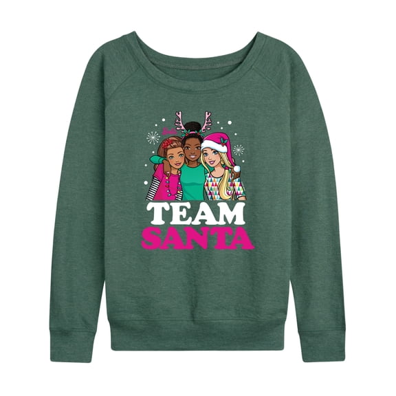 Barbie - Holidays & Christmas - Team Santa - Women's Lightweight French Terry Long Sleeve Shirt
