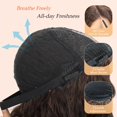 thumbnail image 6 of YKHJH Chocolate Brown 100% Protein Silk Curly Hair Wigs For Women,26 Inch Synthetic Lace Front Wig, Wear And Go Glueless Wig Upgraded with Premium Human-Hair-Like Fiber (Brown), 6 of 6