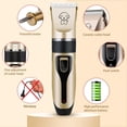thumbnail image 4 of Dog Clipper Dog Hair Clippers Grooming (Pet/Cat/Dog/Rabbit) Haircut Trimmer Shaver Set Pets Cordless Rechargeable Professional, 4 of 4