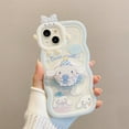 thumbnail image 3 of Sanrio Phone Case Kawaii Cartoon Cute Cinnamoroll iPhone 14 13 12 11Pro Max Protective Shell with Stand Bracelets Girls Gifts, 3 of 7
