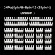 thumbnail image 4 of 24Pcs/Set Cable Comb Clamp Cables Clip Organizer ATX 24Pin CPU 8Pin 6Pin Computer Wire Management Clip Sleeved Cable Manager, 4 of 5