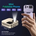 thumbnail image 1 of Ahorra Grande, Miniteléfono con tapa y botón para personas mayores, tarjeta de teléfono 2G, pantalla pequeña en varios idiomas Akmoler, 1 of 9