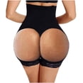 thumbnail image 5 of VASLANDA Women Butt Lifter Lace Boy Shorts High Waisted Tummy Control Panty Waist Trainer Body Shaper Fajas, 5 of 7