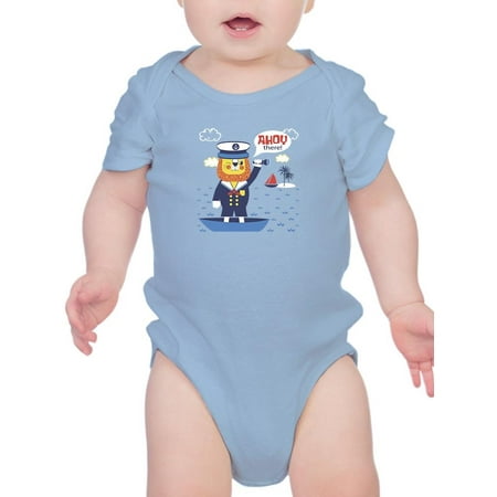 

Ahoy There! Pirate Lion Bodysuit Infant -Image by Shutterstock 6 Months