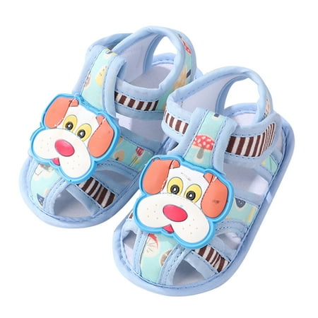 

TAIAOJING Girls First Walker Shoes Baby Boys Soft Toddler Toddler Walkers Cartoon Puppy Princess Sandals Non-Slip Shoe