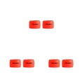 thumbnail image 2 of ZLight 2 Pcs Ruban de Guidon Bouchon Ceinture de Fixation Résistante à l'Usure pour Protection Housse Antidérapante Accessoires de Cyclisme Housses de Barre de Cyclisme Rouge 3Ensemble, 2 of 6