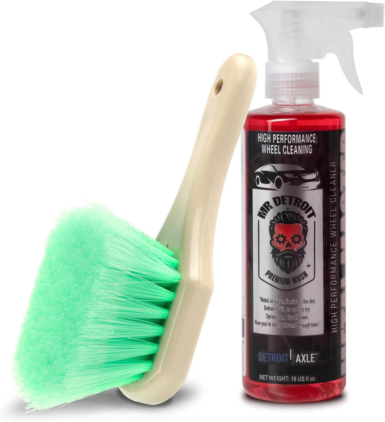 Mr. Detroit - 14pc Car Wash Kit with Foam Blaster, Bucket and Filter, Car Cleaners, Towels, Wash Glove, Brush, Sponge Pad, Exterior and Interior Detailing for Vehicles