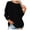 Black, variant on Jsaierl Womens Sweatshirts Loose Fit Solid Color Sweatshirts Crewneck Tunic Sweater Tops Comfort Long Sleeve Shirts