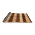 thumbnail image 2 of Ahgly Company Indoor Square Abstract Orange Modern Area Rugs, 6' Square, 2 of 4