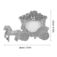 thumbnail image 2 of European Style Photo Frame Carriage Shape Wedding Picture Frame Desktop Vintage Photo Frame, 2 of 8