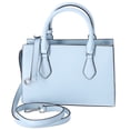 thumbnail image 3 of Michael Kors Womens Sheila Small Faux Saffiano Leather Satchel (Vista Blue) 35T4S6HS5A-vista, 3 of 4