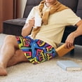 thumbnail image 5 of Fuzoiu Vintage Audio Cassettes Print Pajama Shorts for Men, Men's Pajama Bottoms,Mens Lounge Sleepwear,Pajama Pants with Pocket-Small, 5 of 6