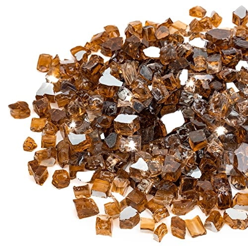 Fire Glass Stanbroil, 4 mm, cobre reflectante templado, 4,5 kg