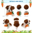 thumbnail image 2 of DolliBu Happy Easter Super Soft Plush St. Bernard Dog with Carrot - Cute Stuffed Animals with Carrot Plush Toy, Perfect Easter Holiday Surprise Gift, Spring Easter Plush Animal - 8" Inches, 2 of 5