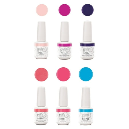 - Gelish Mini Selfie Collection 9 mL Bottle Soak Off Gel Nail Polish Set (6 Pack)
