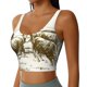 thumbnail image 2 of Fotbe Cattle Drive By Two Cowboys Sujetador Deportivo Largo sin Aros para Mujer con Almohadillas y Soporte Medio, Transpirable y Absorbente, Camiseta Tipo Chaleco o Tank Top-Large, 2 of 8