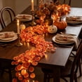 thumbnail image 4 of Eolstice Halloween Vines Wall Decor, Foliage Leaves with Decorative Lights, Fireplace Handrail Decoration, Home Party Decoration, 4 of 7