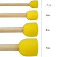 thumbnail image 2 of Juego de 4 cepillos de espuma TUNC universales para casi todos los diámetros de pintura Sencillez, 2 of 5