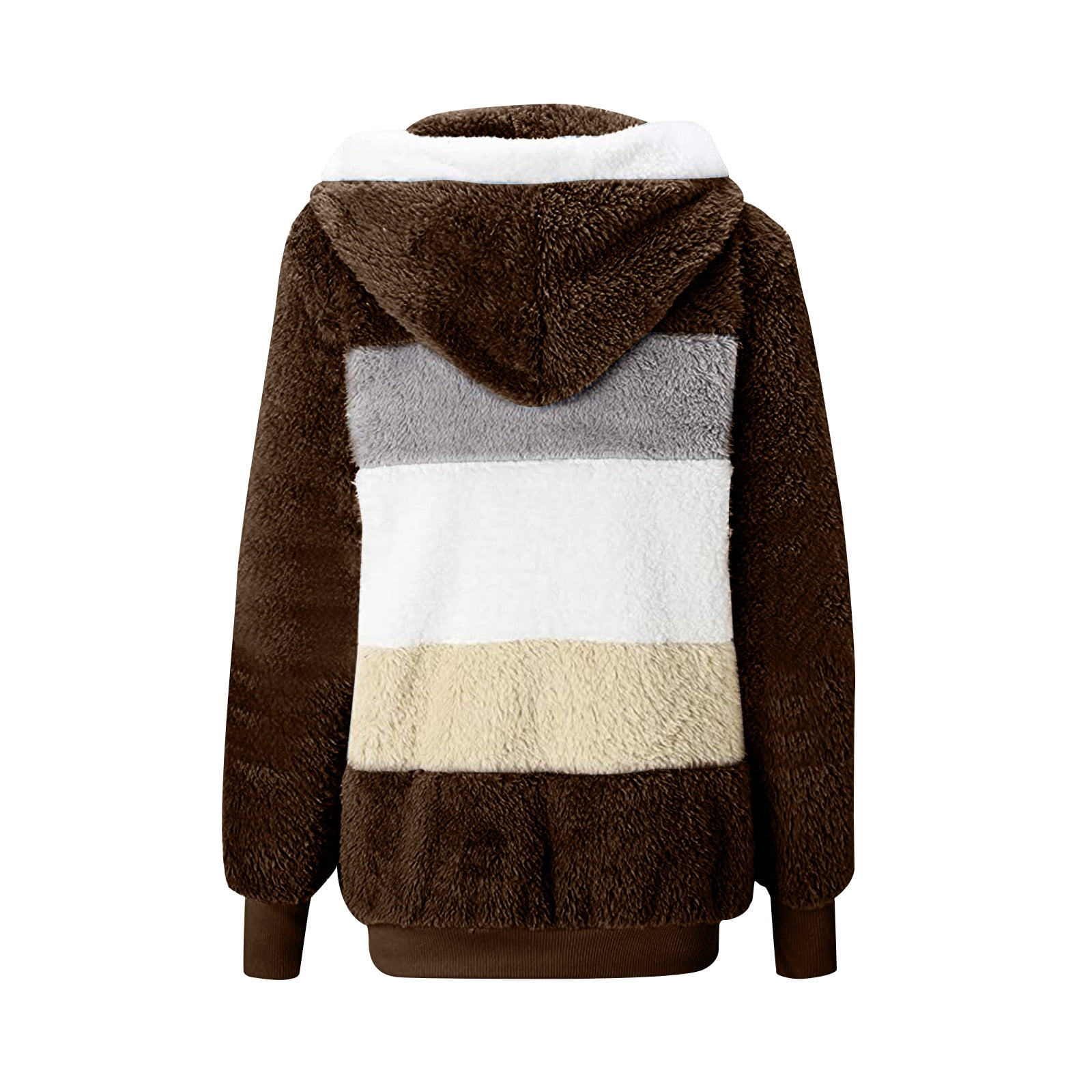 Tbopshirt Winter Coats for Women,Womens Coats,Fashion Women's Zipper V-Neck Pullover Tops Long Sleeve Hooded Blouse Sweatshirt,Zipper Coat Hoodie Jackets