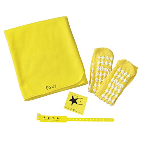 TIDI Posey Deluxe Falls Management Kit, Yellow â€“ Contains Non Skid