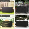 thumbnail image 3 of Housse de Mobilier de Jardin Imperméable à l'Eau - Résistant au Vent, Anti-UV, Tissu Oxford, 3 of 5