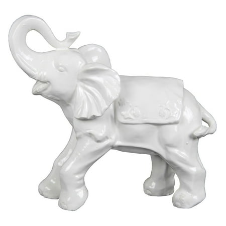 Privilege International Ceramic White Elephant Figurine Privilege International Ceramic White Elephant Figurine