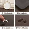 thumbnail image 3 of Carvapet Anti-Fatigue Floor Mat 20MM Thick Cushioned Kitchen Comfort Mat, Waterproof Non-Slip Standing Desk Foam Mats and Rugs, Brown, 17.3"x39"x0.79", 3 of 8