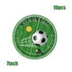 thumbnail image 5 of Suministros de decoración de fiesta de fútbol, pancarta de cumpleaños, globo con número verde, platos de papel desechables, servilletas, mantel, 32 pulgadas, 5 of 5