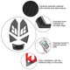 thumbnail image 2 of 5pcs Carbon Fiber Steering Wheel Button Trim Cover Stickers Fit for 5 Series E60 2004-2010, 2 of 4