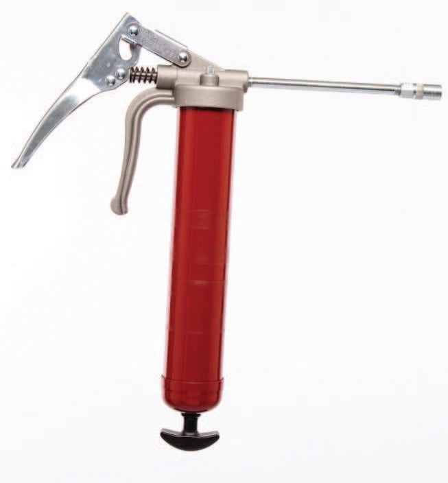8,000 PSI Heavy Duty Lever Action Grease Gun W/Rigid Pipe/Couplers 5 1 Case 