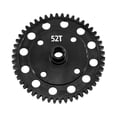 thumbnail image 4 of Engranaje principal recto de 52 dientes para coche RC, pieza de repuesto negra de acero al carbono medio AR310429, accesorios para Outcast 1/8, 4 of 9