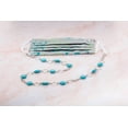 thumbnail image 4 of Beaded Eyeglass Chain Holder, Silver Fashion Lanyard Necklace, Cali - Turquoise, 4 of 7