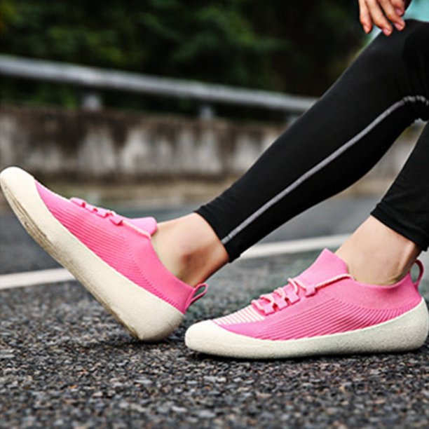 Zapatillas de deporte Zapatos casuales al aire libre Ejercicio de gimnasio antideslizante para hombres mujeres (38) Rosa DQrwqpou Tenis De Mujer Tenis De Hombre