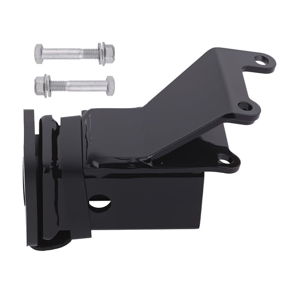 2" Rear ATV Trailer Hitch Receiver, Black Carbon Steel Bolt-On Mount for Honda Foreman TRX450 TRX500 TRX520 Rancher TRX350 TRX400 TRX420 Rubicon, SKU 81655386