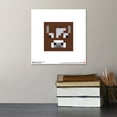 thumbnail image 4 of Gallery Pops Minecraft: Iconic Pixels - Mobs - Cow Wall Art, Unframed Version, 12" x 12", 4 of 5
