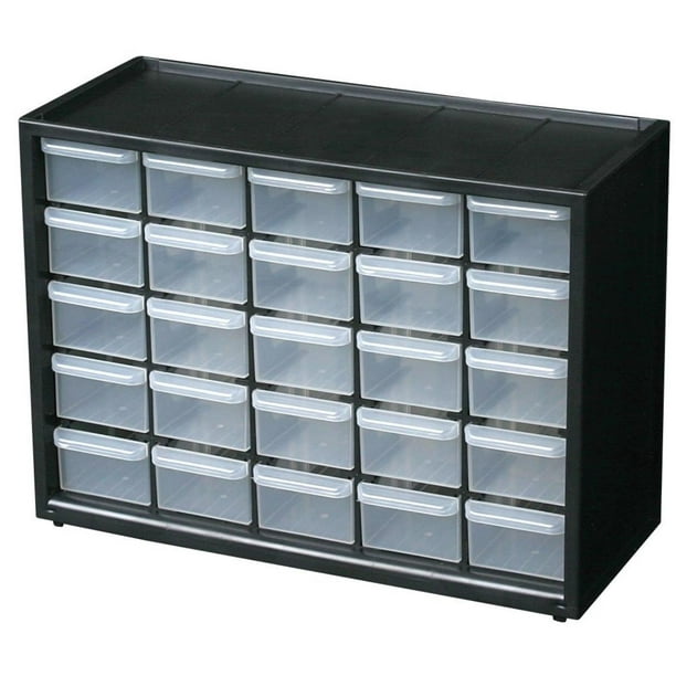 6576na Parts Storage Drawer Hardware And Craft Cabinet With 25 Drawers Ideal For Organizing Fasteners Small Parts Tools And Hobby Supplies By Flambeau Walmart Com Walmart Com