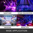 thumbnail image 6 of VEVOR 360W Moving Head Stage Light, Disco Light with 36*10W LED Bulbs, 4 in 1  RGB Color, DMX512 Stage Light for DJ, Wedding, Party, Bar, Events and Performances, 6 of 9