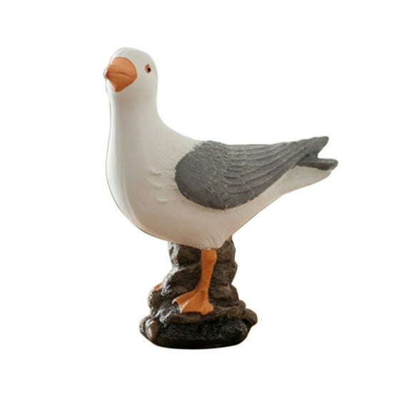 SDNall Décoration de Bureau de Noël Figurine d'Oiseau Marin en Résine
