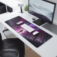thumbnail image 5 of Galaxy Universe Gaming Mouse Mat, Rectangle Large Non-Slip Rubber Gaming Mouse Pad with Stitched Edges, Office Mouse Pad for Women Men Kids, 31.5x11.8in, 5 of 7