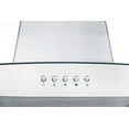 thumbnail image 3 of Blue Ocean 30″ Tempered Glass Stainless Steel Wall Mount Kitchen Range Hood (RH0175), 3 of 7